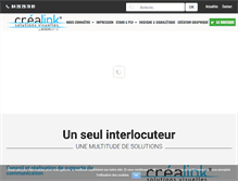 Tablet Screenshot of crealink.fr